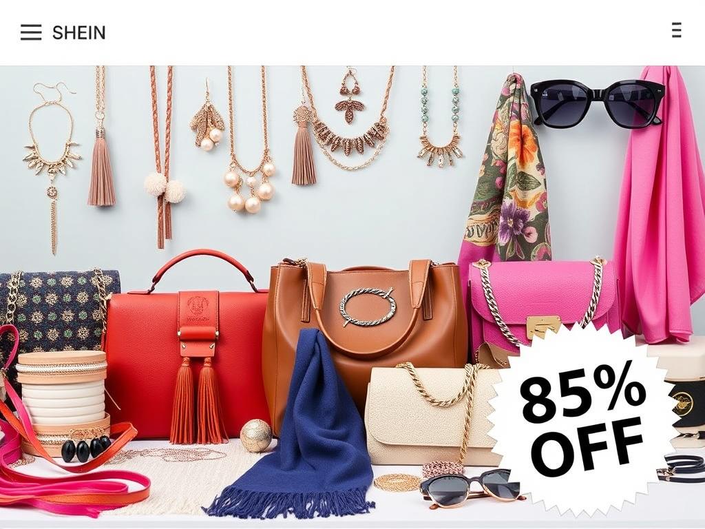 Accesorios Shein con cupones y descuentos especiales