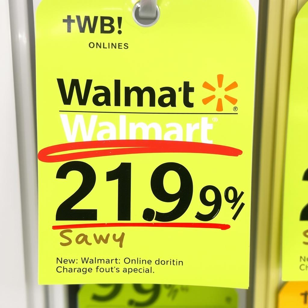 Etiqueta de oferta especial en Walmart en línea Etiqueta de oferta especial en Walmart en línea