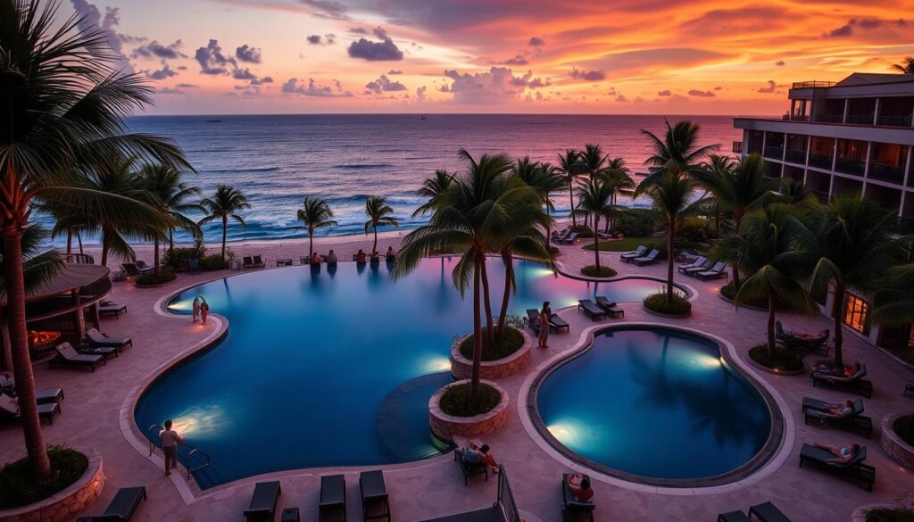 Hotel Xcaret México con vista a las piscinas y acceso ilimitado a los parques Hotel Xcaret México con vista a las piscinas y acceso ilimitado a los parques
