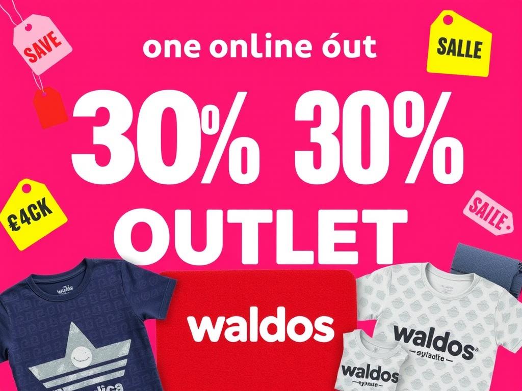 Promoción de 30% de descuento en outlet de Waldos en línea