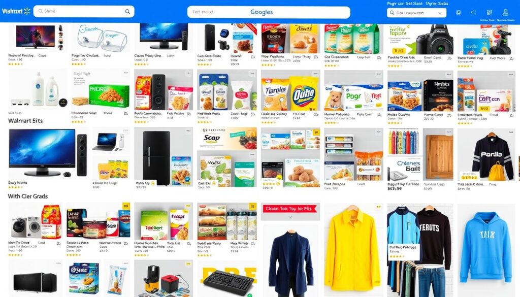 Variedad de productos disponibles en Walmart en línea Variedad de productos disponibles en Walmart en línea