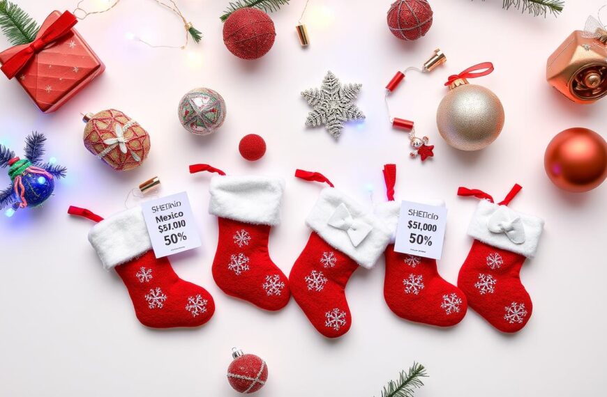 Decoraciones navideñas de SHEIN Mexico con ofertas especiales