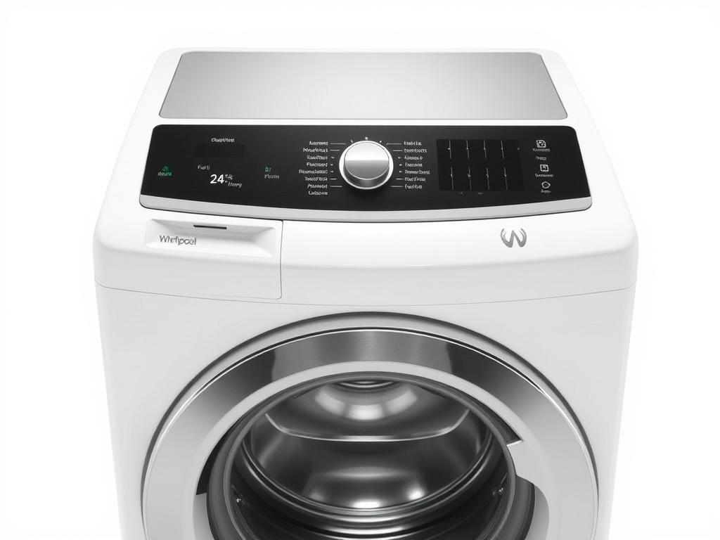 Lavadora Whirlpool 8MWTW2423WPM 24KG Blanco con tapa metálica Lavadora Whirlpool 8MWTW2423WPM 24KG Blanco con tapa metálica