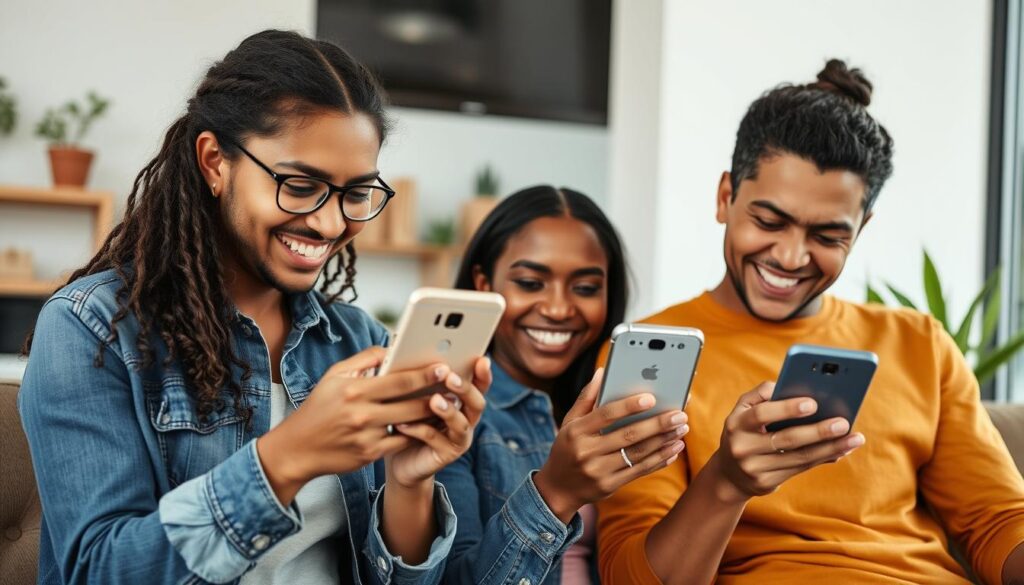 Personas satisfechas después de obtener préstamos en línea para resolver sus necesidades financieras Personas satisfechas después de obtener préstamos en línea para resolver sus necesidades financieras